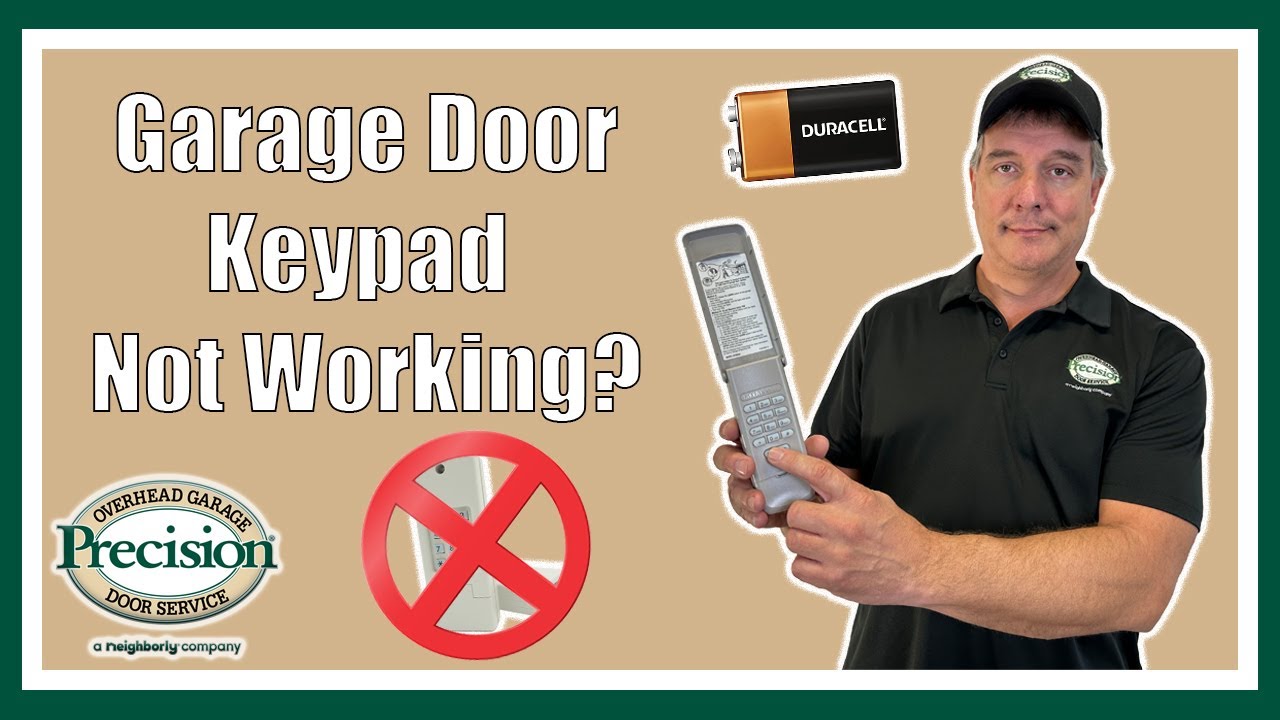 Garage Door Keypad Not Working