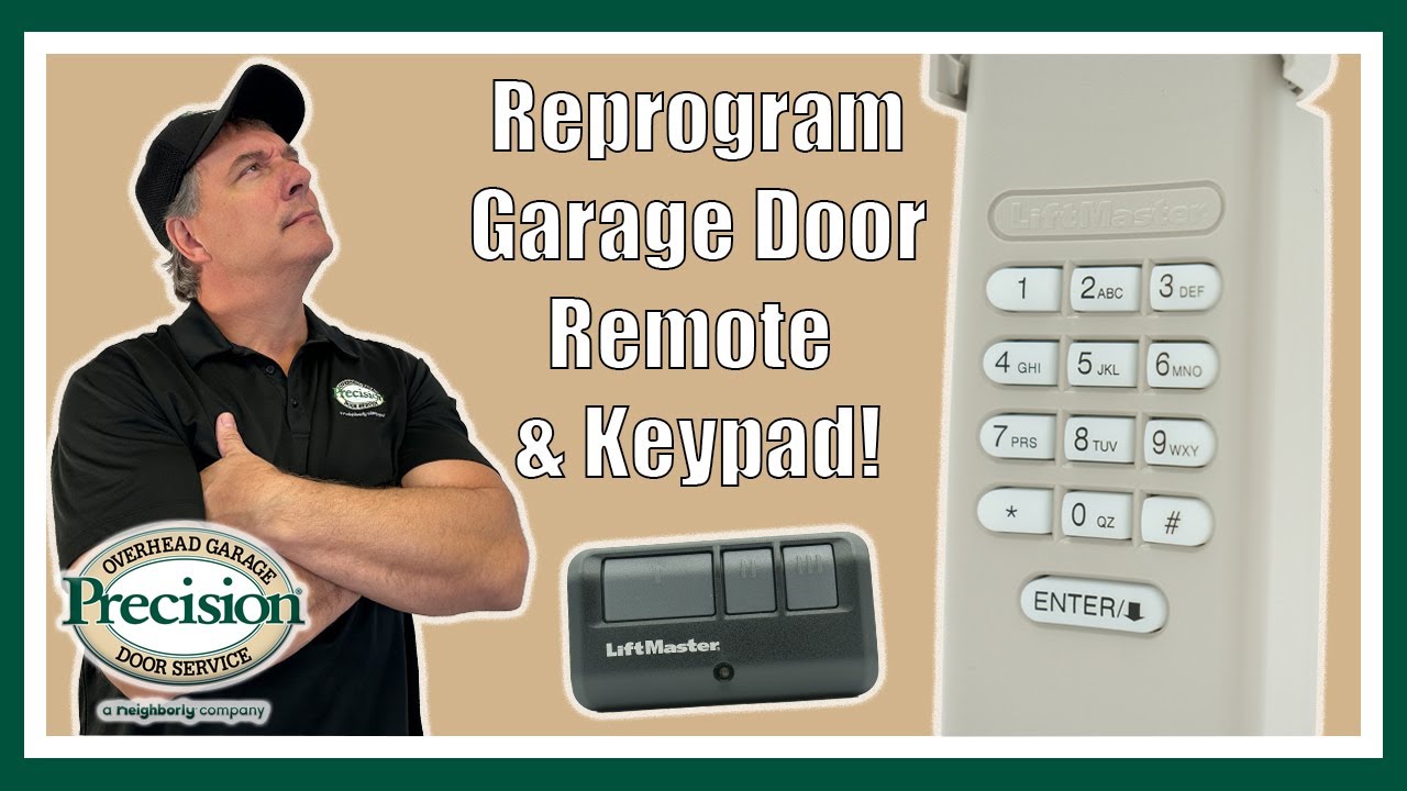 How to Reprogram Garage Door Remotes & Keypad